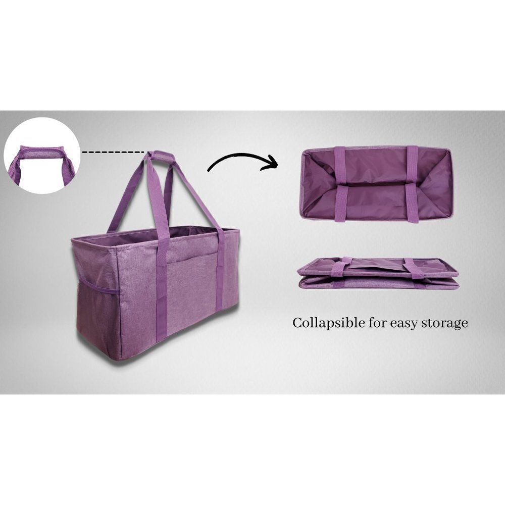 "STRAIGHT OUTTA GROCERIES" Multipurpose Tote - Picture 7 of 13